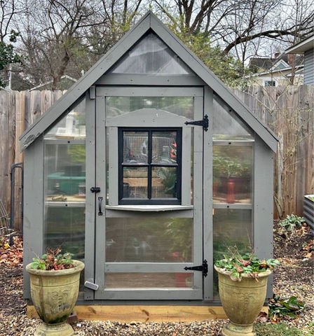 Pewter 6x8 Economy Greenhouse