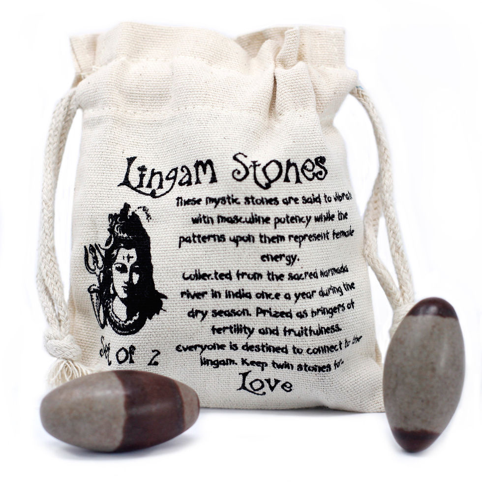 Lingham Stones 2 in Love Pouch