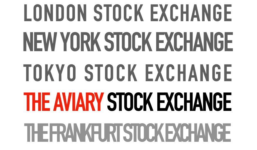 The Aviary Anniversary Party - Stock Exchange Night