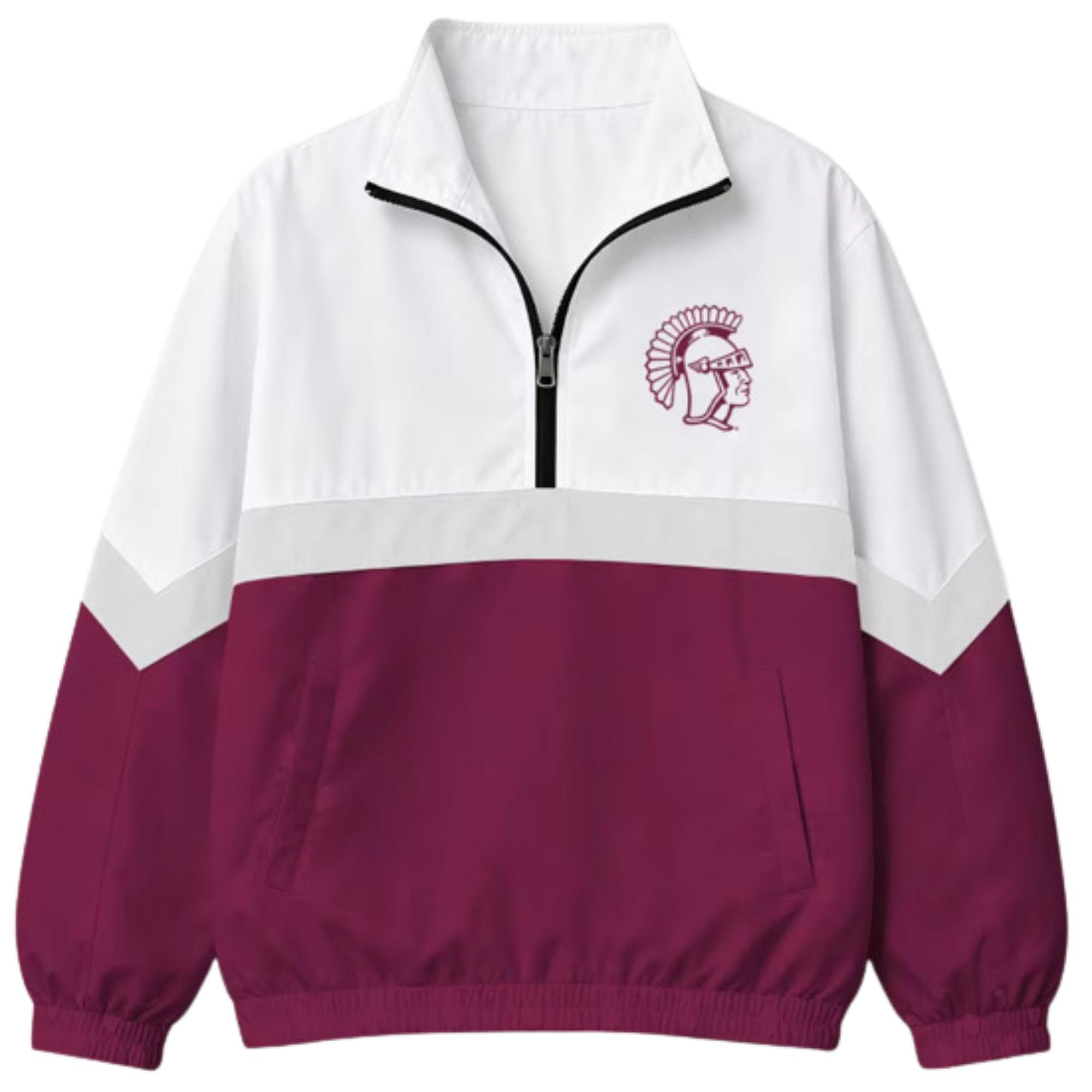 JSE TriColor Half Zip Pullover *B*