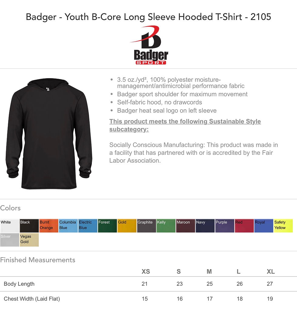 Thumbnail: Bixby Blue 6th Grade Team Shirt