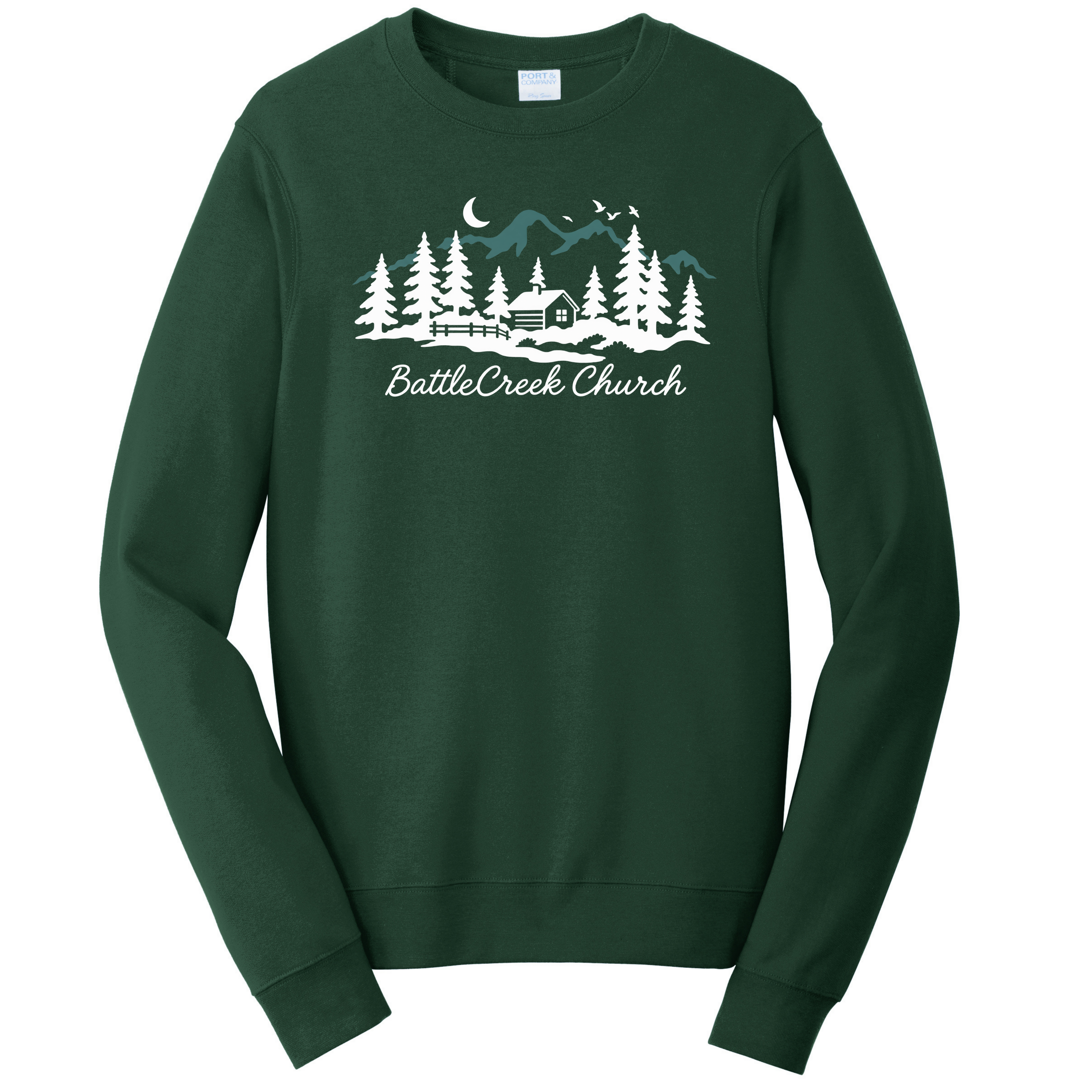 Battlecreek Church Green Crewneck