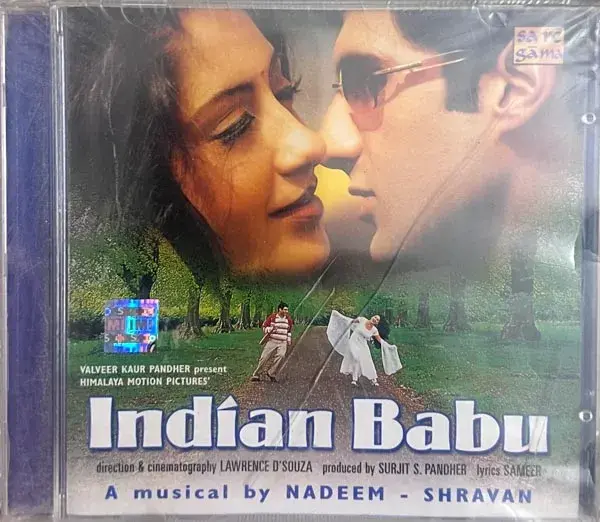 Indian Babu audio cd - Hindi Films Songs - SEALED - Saregama CDF 112037