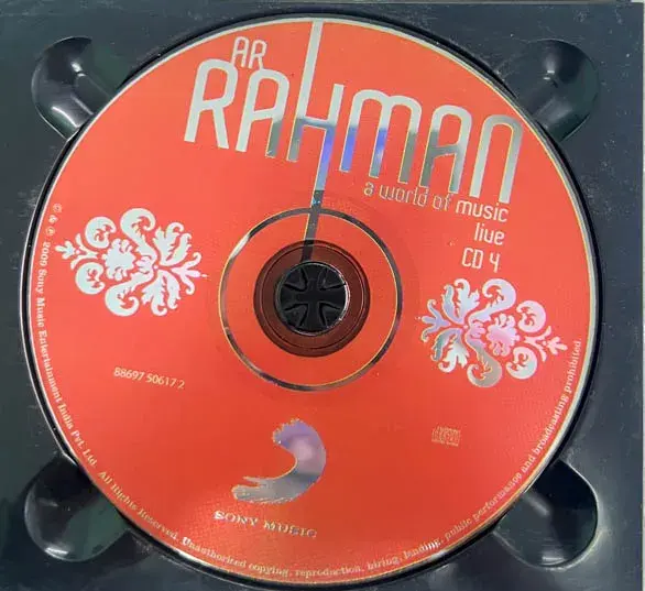 Thumbnail: A.R.Rahman A World Of Music audio cd + 1 DVD Cd - 6 cd Pack - Sony Music