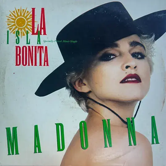La Isla Bonita by Madonna Vinyl LP Record 45 rpm - Instrumental