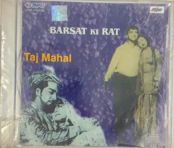 Barsat Ki Rat - Taj Mahal audio cd - Hindi Film Songs - Sealed - Saregama