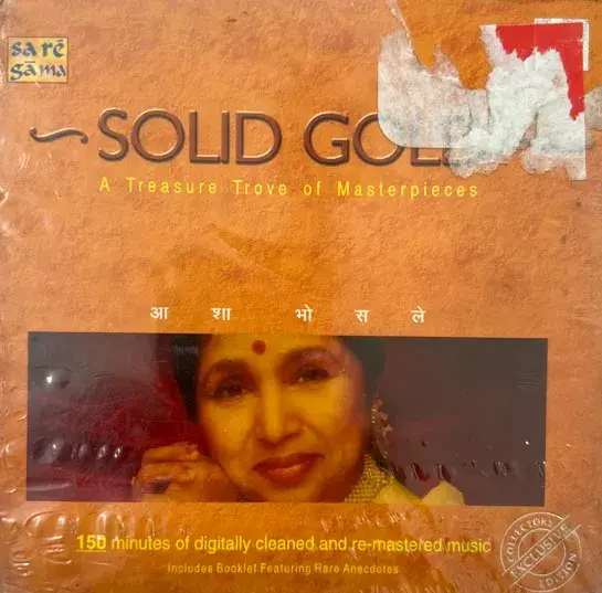 Solid Gold Asha Bosle audio cd - 2cd pack - Hindi Film Songs - Saregama 345007-8