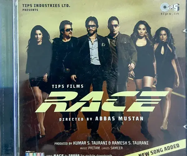 Race audio cd - Hindi Film Songs - Tips TCCD 7511