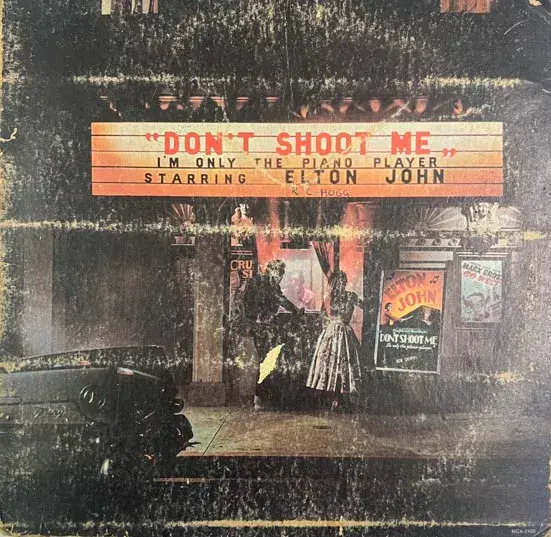 Dont Shoot me - Elton John Vinyl Record LP - English Songs - MCA 2100