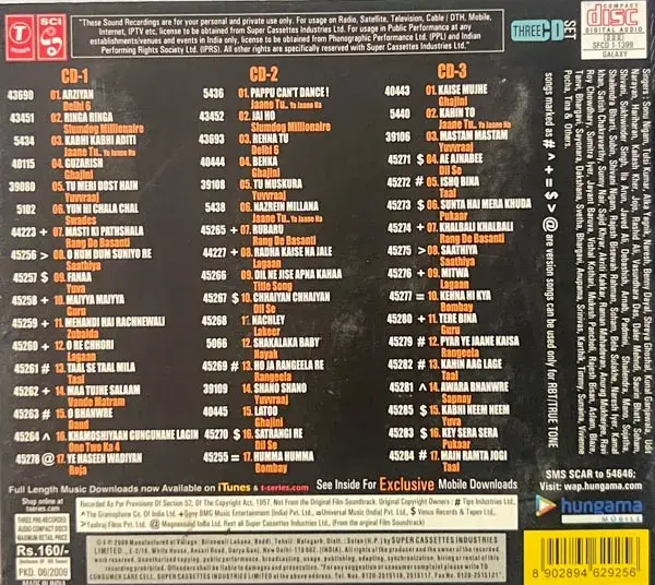 Signature Collection -audio cd  - Hindi Film Songs -Tips SFCD 1-1399