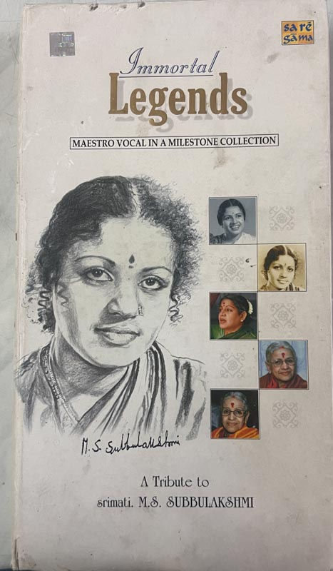 Legend Milestone Collection M S Subbulalshmi audio cd - 5 CD pack- Saregama