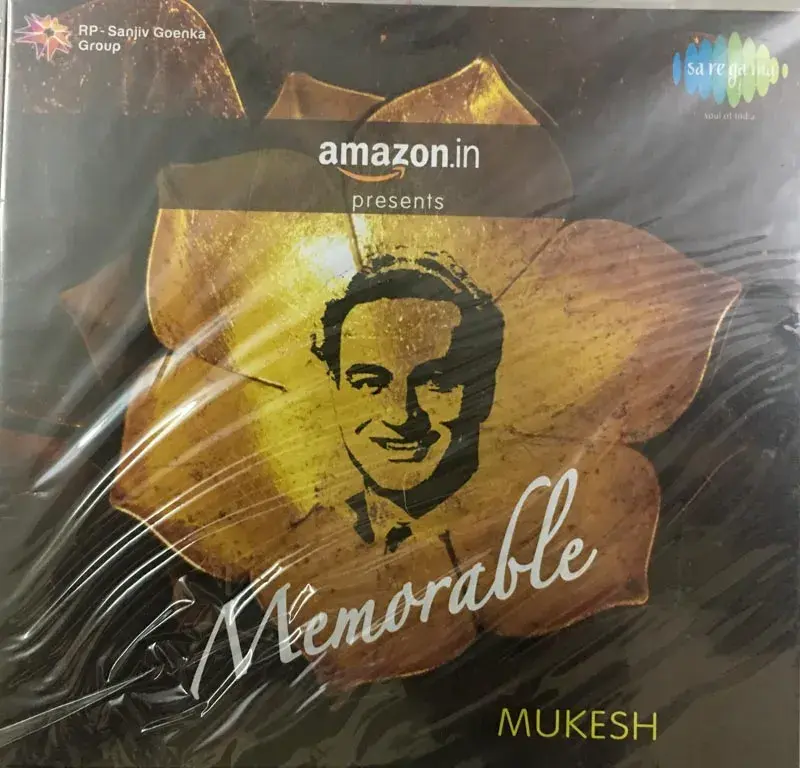 Memorable Mukesh audio cd - Hindi Film Songs - Saregama SC0929