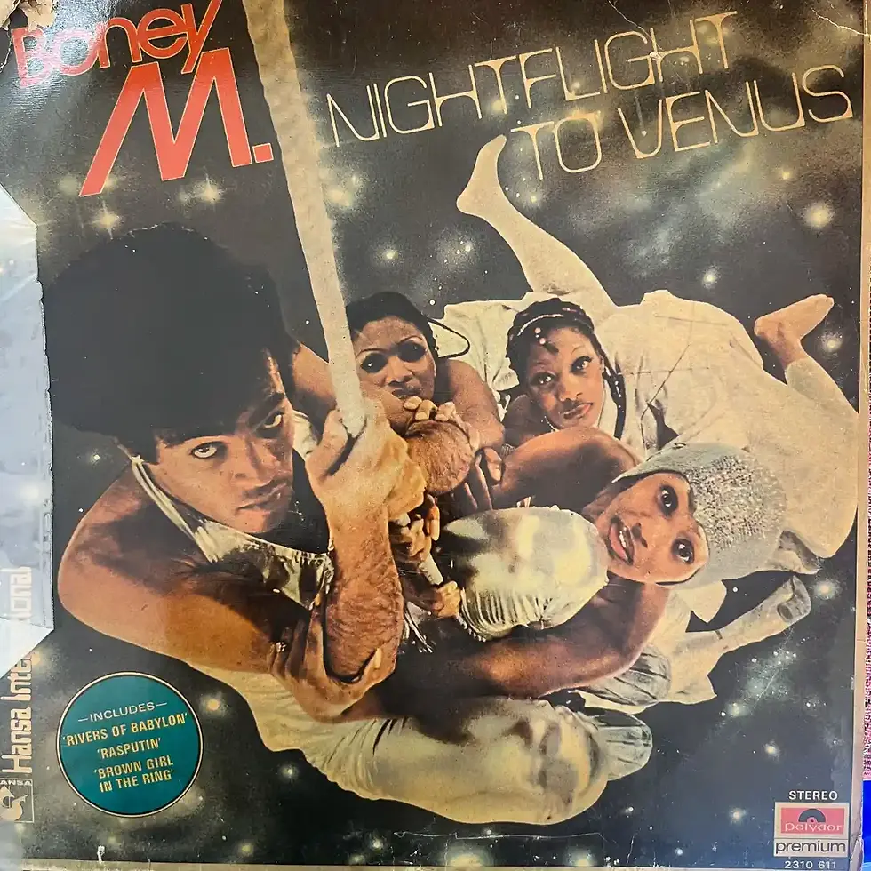 Boney M Nigh Flight to Venus Vinyl LP 33.3  rpm  - English  Songs