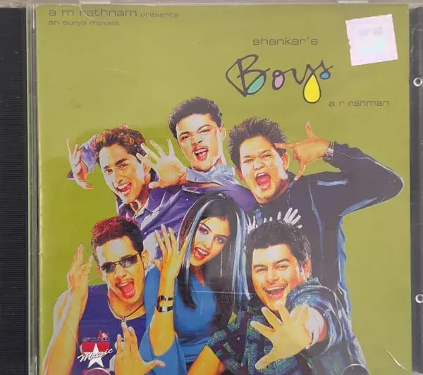 Boys by A.R.Rahman audio cd - Tamil Film Songs - Star Music SMCD -183