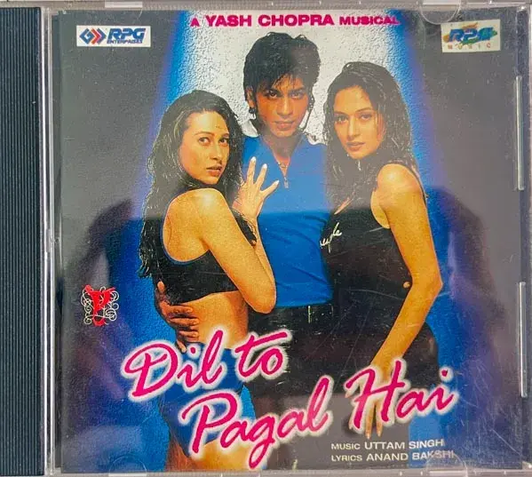 Dil To Pagal Hai audio cd- Hindi Film Songs - RPG CDF 110079 Made In England