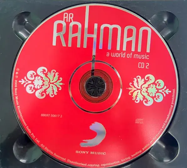 Thumbnail: A.R.Rahman A World Of Music audio cd + 1 DVD Cd - 6 cd Pack - Sony Music
