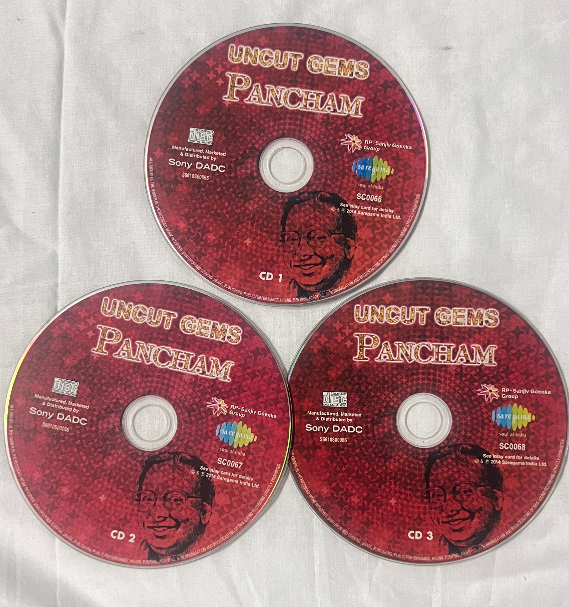 Uncut Gems Panchm audio CD 3 Nos.lot as in the image - Hindi Film Songs