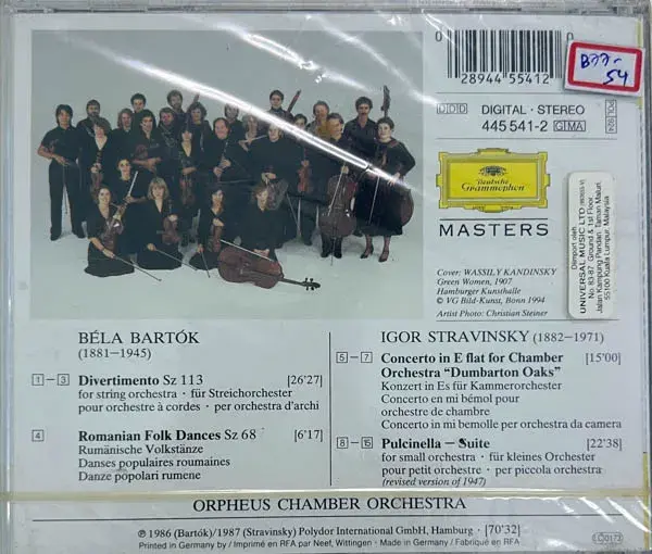 Stravinsky - Pulcinella - Dumbarton - Deutsche Grammophone 4455412-  2 Discs