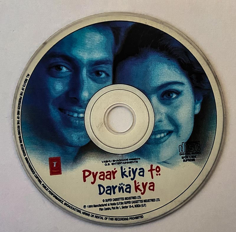 Pyaar Kiya to Darna Kya audio cd - Hindi Film Songs  - T Series 1/404