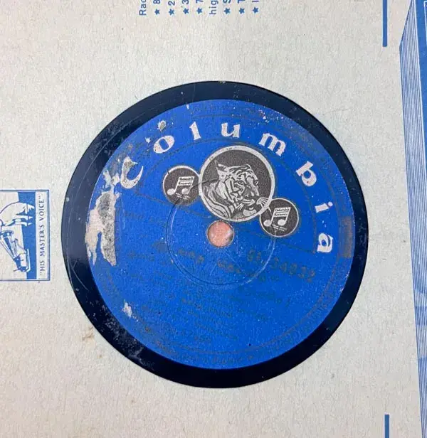 Aada Vandha Deivam- Tamil Film Songs - 10" 78 RPM Shellac record -Columbia