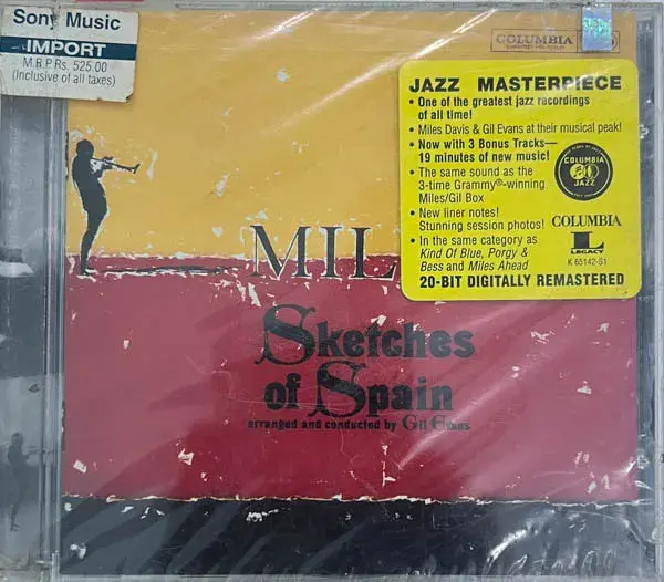 Mile Davis - Sektches of Spain audio cd- English Instrumental - Columbia