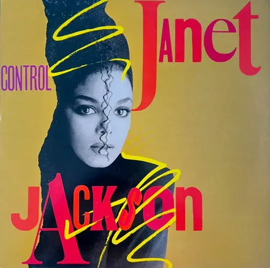 Janet Jackson - Control Vinyl LP Record 45 rpm - English Songs.