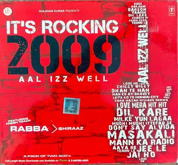 It's Rocking 2009 audio cd - Hindi Film Songs - 2 cd pack - T Series SFCD 1-1460