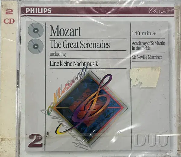 Mozart - The Great Serenades audio cd- English Classical - Philips 2 Discs