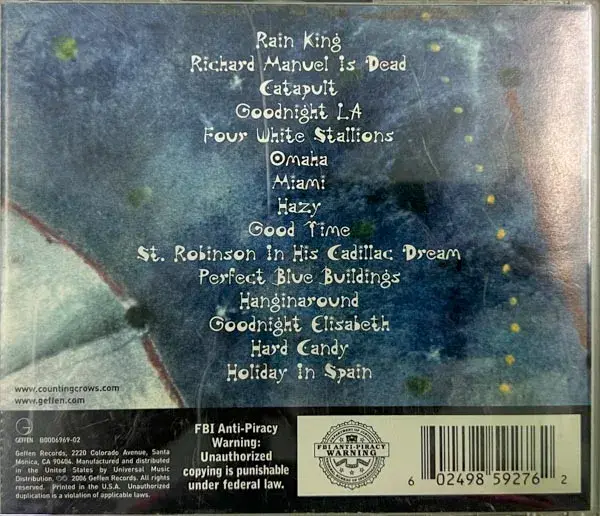 Counting Crows New Amsterdam audio cd - English Songs - Geffen B0006969 02