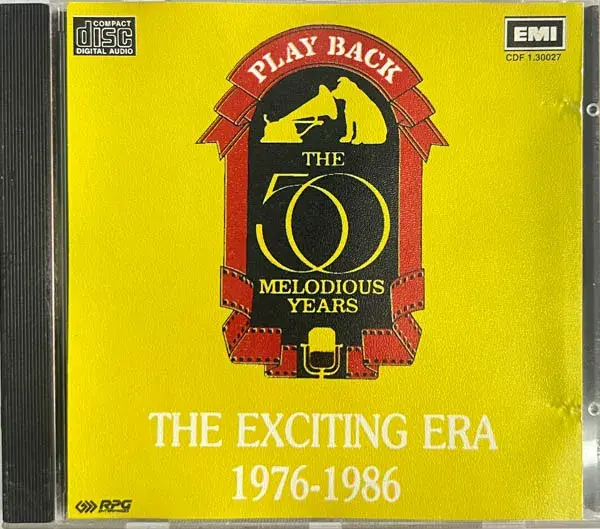 Playback The 50 Melodies Years audio cd - Hindi Film Songs - EMI Made England