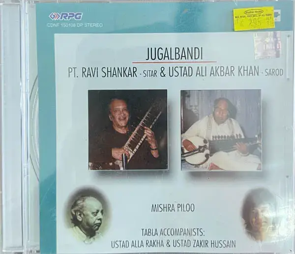 Jugalbandi -Pt.Ravi Shankar &Ustad Ali Akbar Khan -Sitar&Sarod-Sealed-RPG