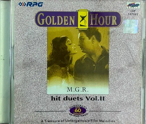 Golden Hour -M.G.R.-Hits Guets Vol.2 audio cd - Tamil Film Songs - Saregama