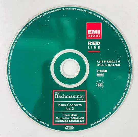 Thumbnail: Sergei Rachmaninov Piano Concerto No.3 audio cd - Western Classical