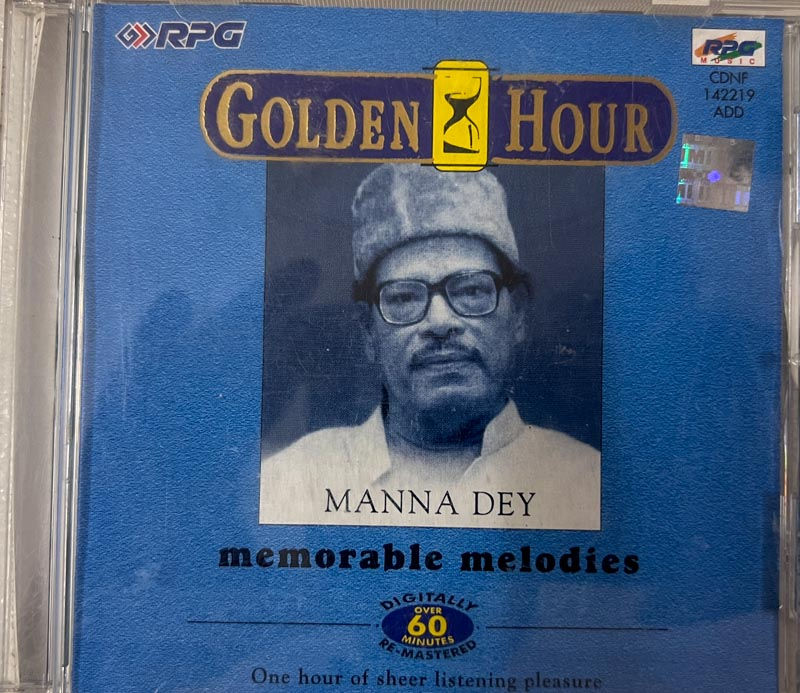 Golden Hour Manna Dey audio cd - Hindi Film songs - Saregama CDF 142219