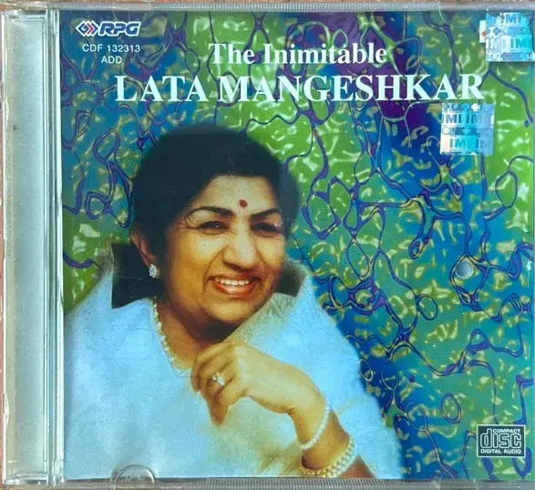 The Inimitable Late Mangeshkar audio cd - Hindi Film Songs - Saregama CDF 132313