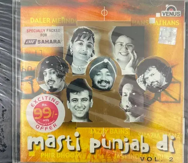 Masti Punjab Di Vol.2 audio cd - Hindi Film Songs -Sealed - Venus VCDS 1004
