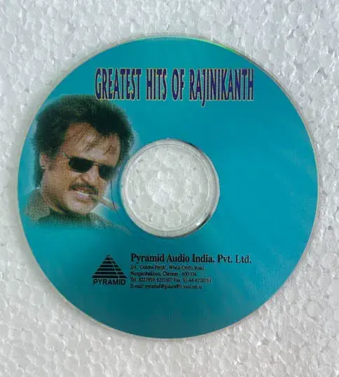 Thumbnail: Greatest Hits Of Rajnikanth audio cd - Tamil Film Songs - Pyramid