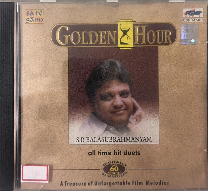Golden Hours S P Balasubramaniam audio cd- Tamil film Songs -Saregama CDF 147407
