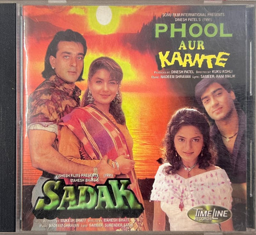 Kaante 1991 Phool Aur Kaante Album Phool Aur Kaante Sadak Audio Cd