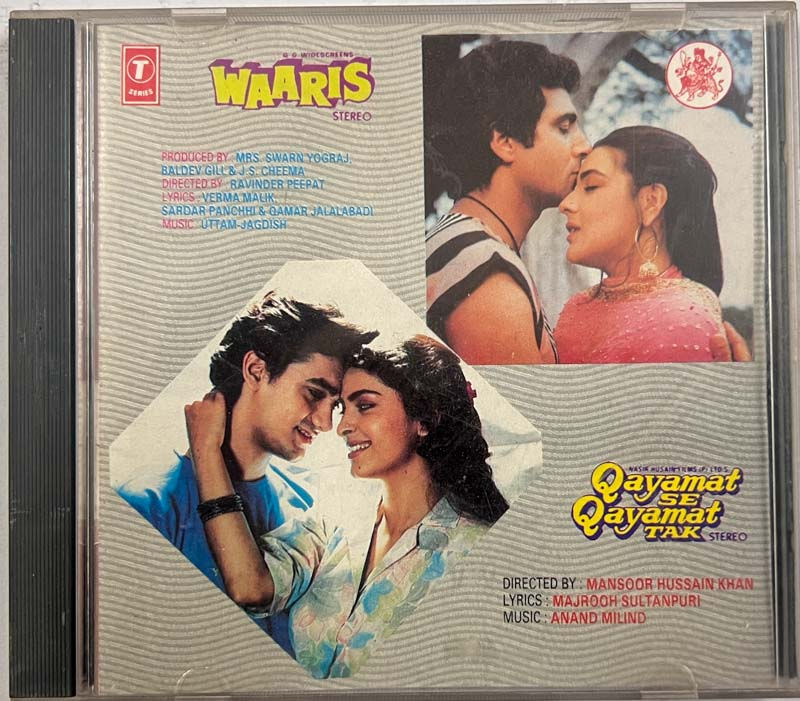 Waris and Qayamat Se Qayamat Tak audio cd - Hindi FilmSongs - T Series SFCD 1/8