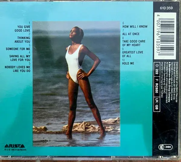 Whitney Houston audio cd - English Songs - Aristo 610359 - Image 2