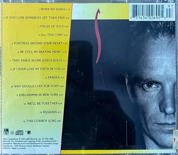 Thumbnail: The Best Sting - Fields Of Gold (1984-1994) - English Songs - Made In Ca