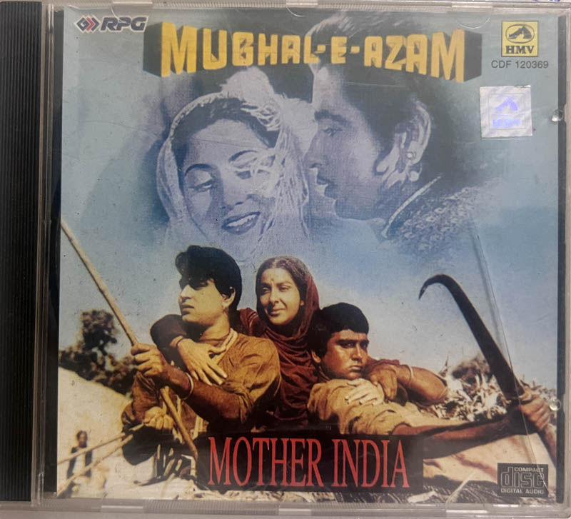Mugal-E-Azam - Mother India Audio Cd - Hindi Film Songs - HMV CDF 120369 - Image 1