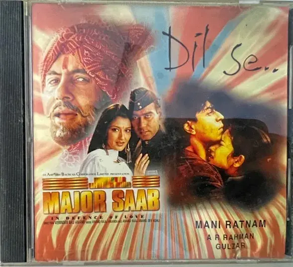 Dil Se - Major Saab audio cd - Hindi Film Songs - ACD 9807