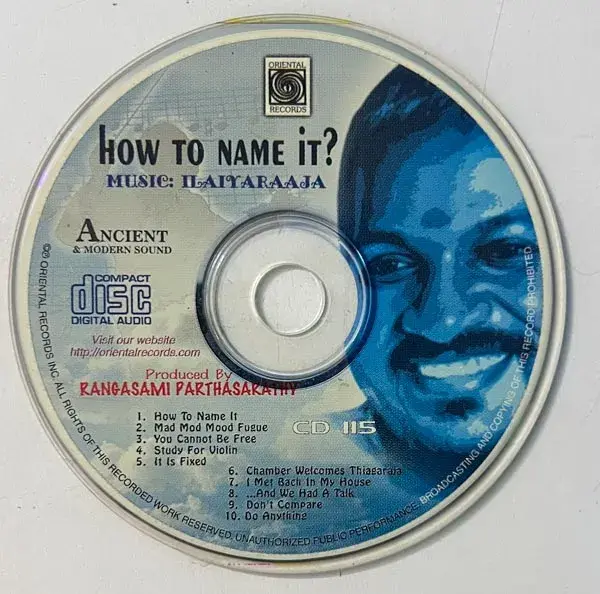 How To Name It audio cd - Tamil Film Songs - ORI CD 115