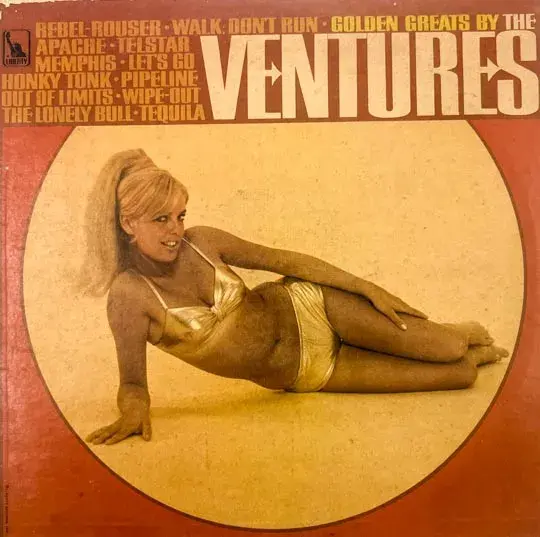 Golden Greats - The Ventures Vinyl LP Record 33.3 rpm - English Songs - Uberity