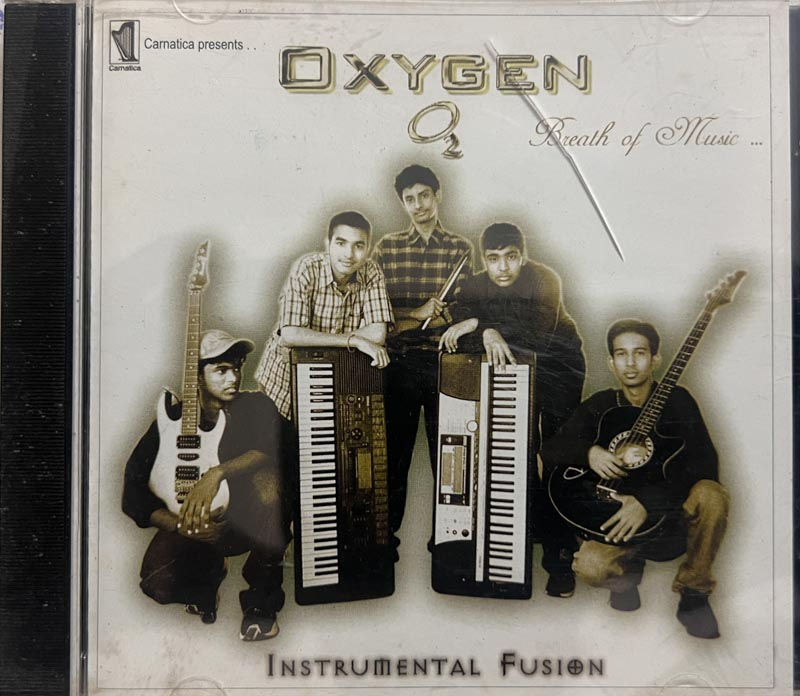 Oxygen - Instrumental Fusion Audio Cd - English Songs - Carnatica Car Cd 1047