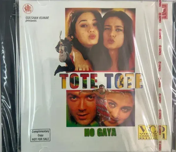 Tote Tote Ho Gaya Video CD - Hindi Film Songs - Sealed - T Series CDVFF-348