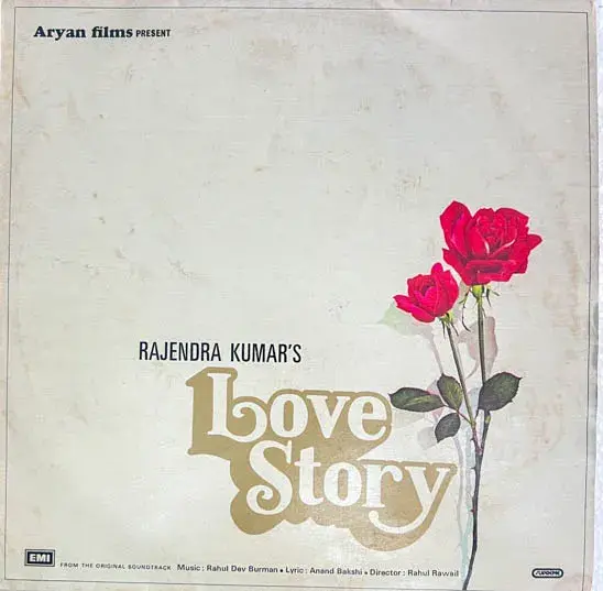 Love Story Vinyl LP 33.3 RPM - Hindi Film Songs - HMV PEALP 2039