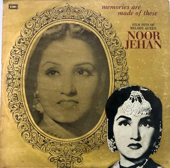 Noor Jehan Vinyl LP 33.3 RPM - Hindi Film Songs - HMV ECLP 5595